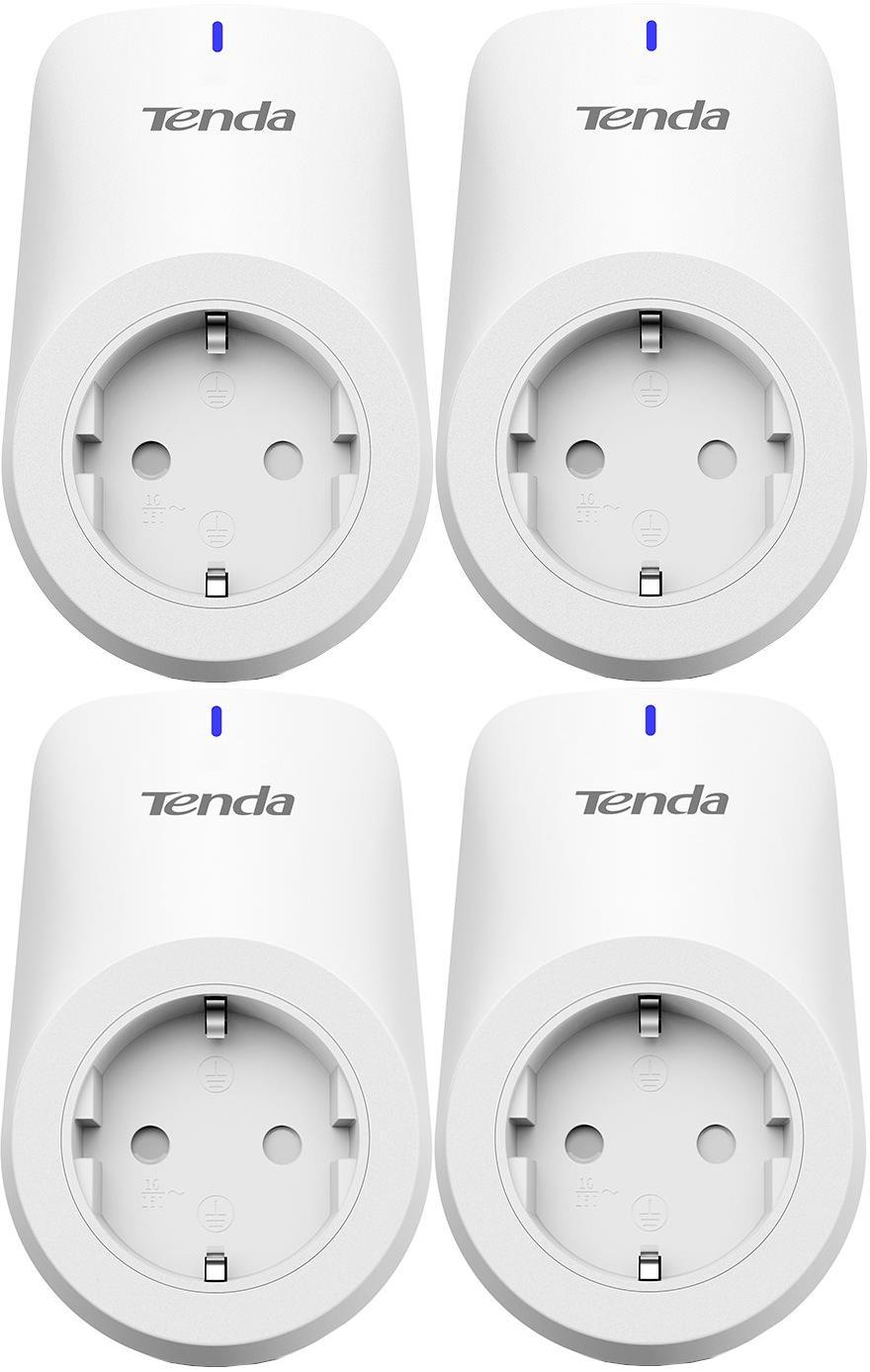 Tenda Tenda SP3(4-pack) Умная розетка Beli Wi-Fi Набор 4 шт,2,4 ГГц