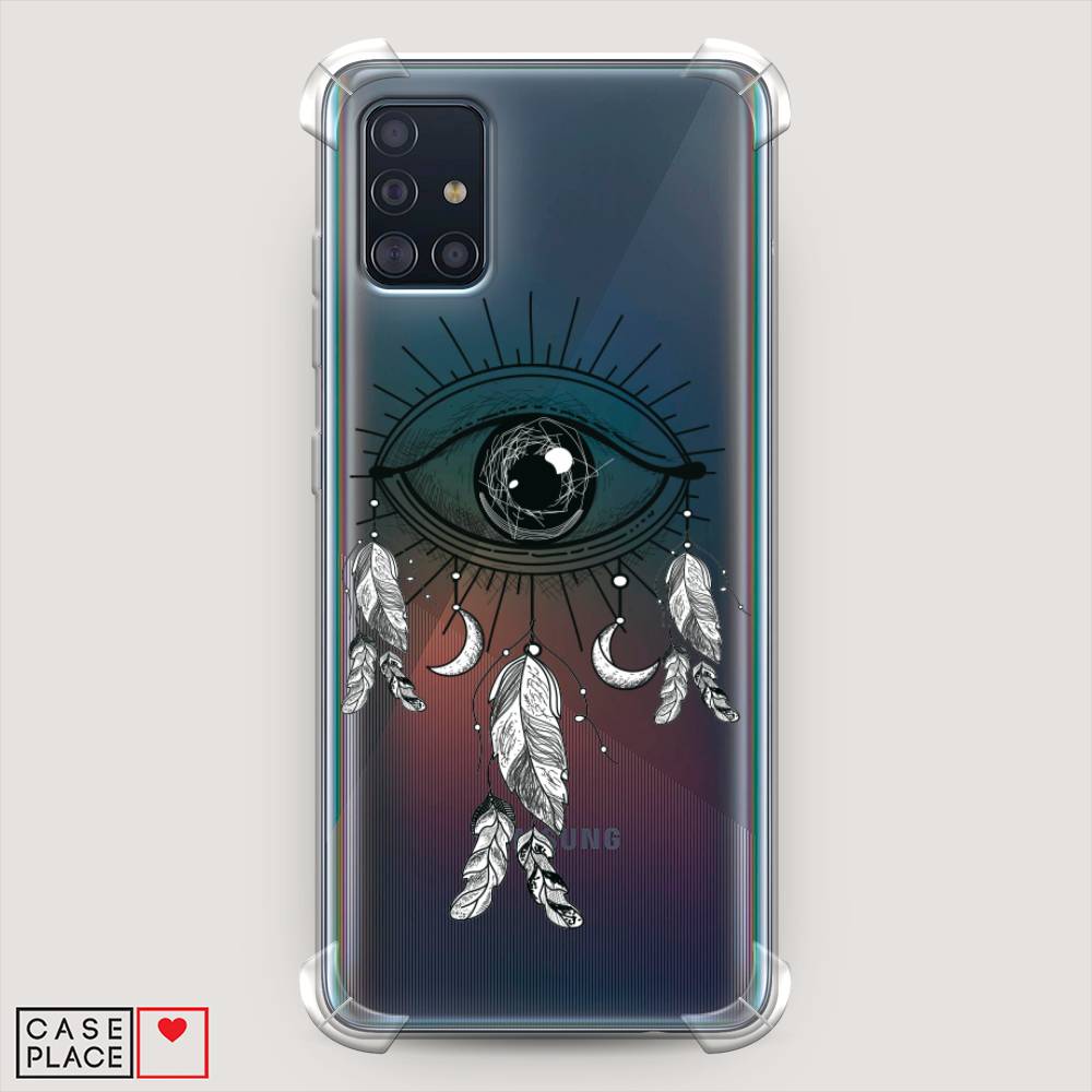 

Чехол Awog на Samsung Galaxy A51 "Всевидящее око-ловец снов", Разноцветный, 28951-1