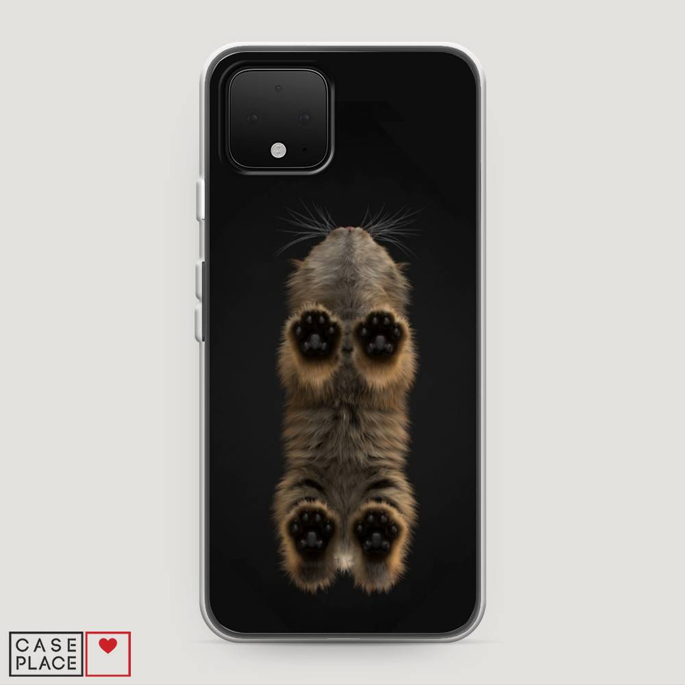 

Чехол Awog на Google Pixel 4 "Кошачьи лапки", Разноцветный, 270250-1
