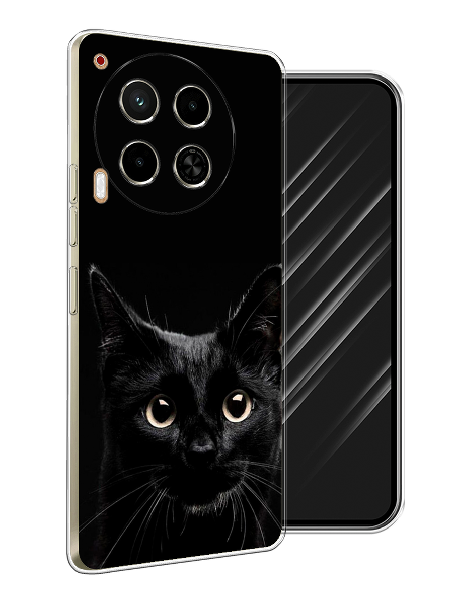 

Чехол Awog на Tecno Camon 30 4G "Добрый кот", Черный, 305650-1