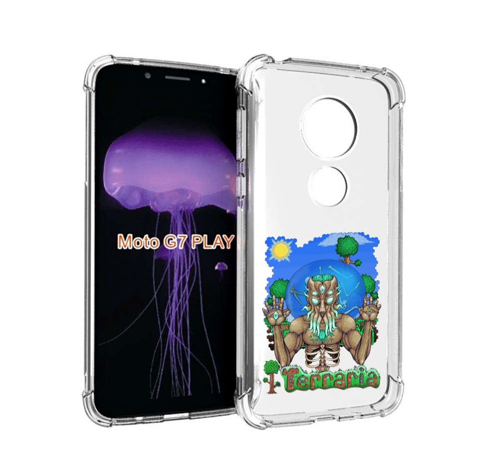 

Чехол MyPads Террария для Motorola Moto G7 Play, Прозрачный, Tocco