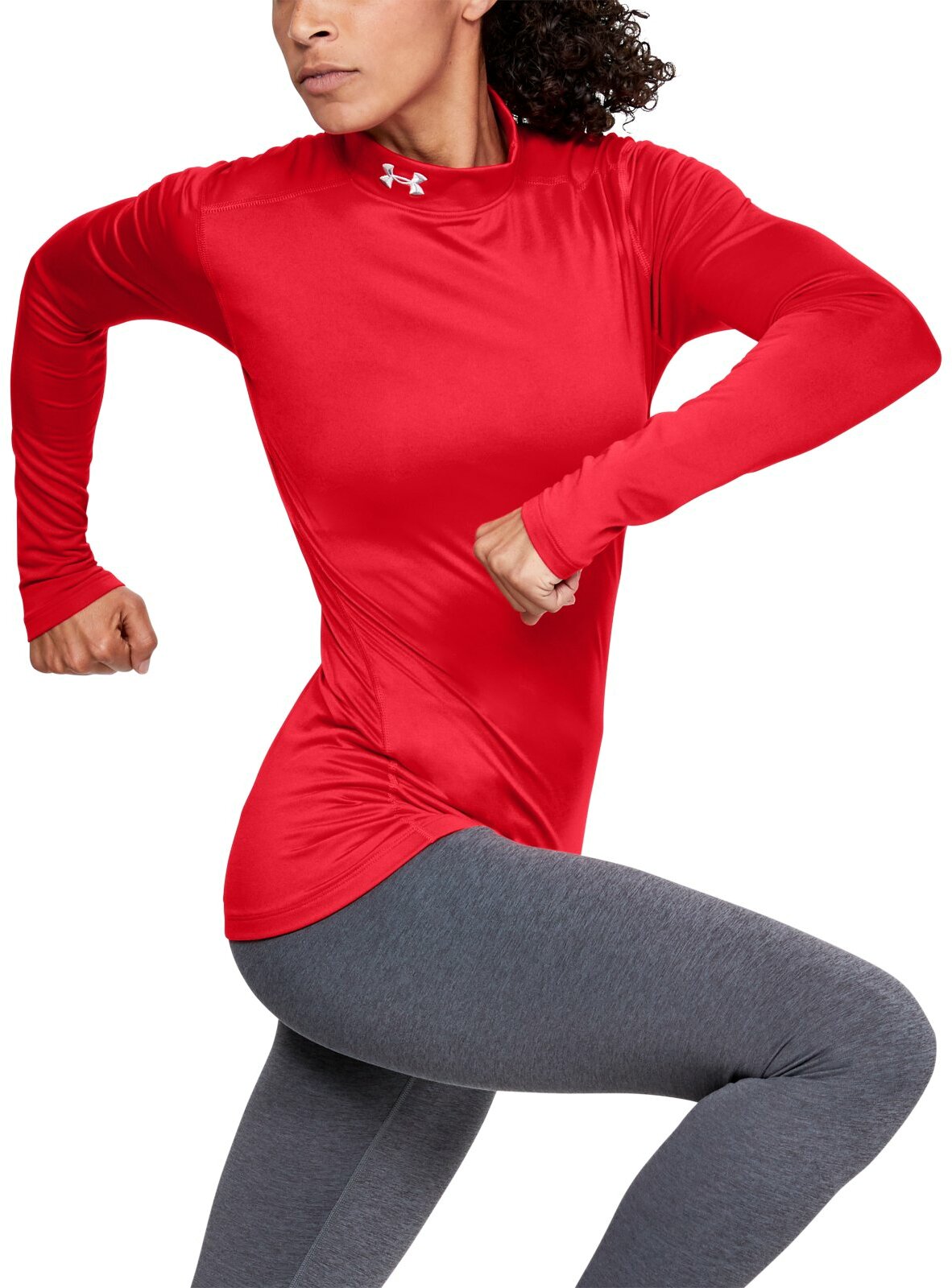 

Лонгслив женский Under Armour 1215968-600 красный SM, 1215968-600