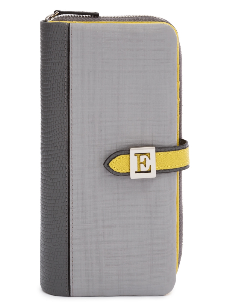 

Кошелёк женский ELEGANZZA 01-00039383, светло-серый, 01-00037929
