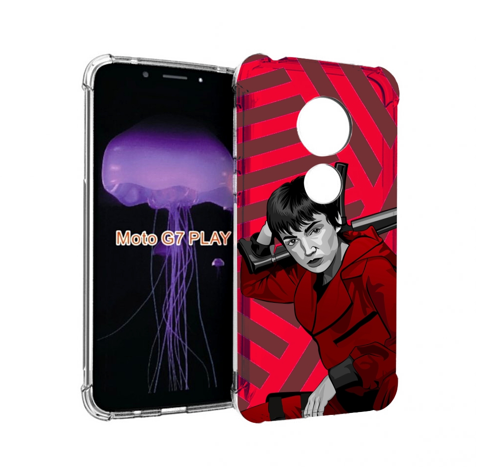 

Чехол MyPads Токио-бумажный-дом для Motorola Moto G7 Play, Прозрачный, Tocco