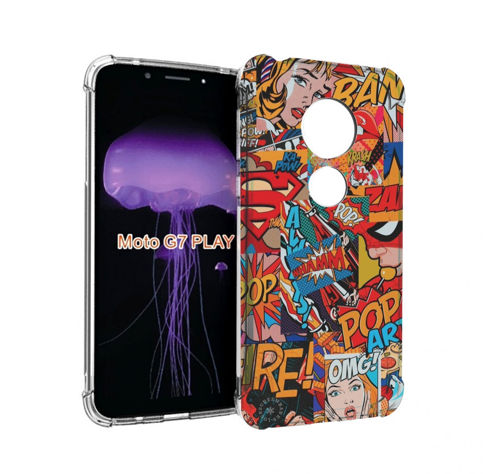 

Чехол MyPads Фон для Motorola Moto G7 Play, Прозрачный, Tocco