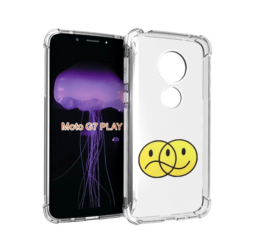 

Чехол MyPads Хиппи для Motorola Moto G7 Play, Прозрачный, Tocco