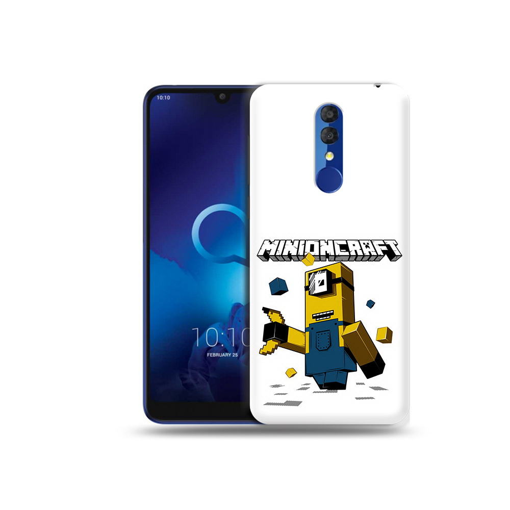 

Чехол MyPads Tocco для Alcatel 3L 5039D (2019) миньон (PT227139.667.478), Прозрачный, Tocco