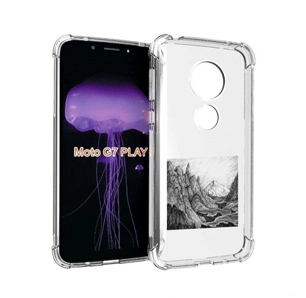 

Чехол MyPads Ямакаса Мияги и Энди Панда для Motorola Moto G7 Play, Прозрачный, Tocco