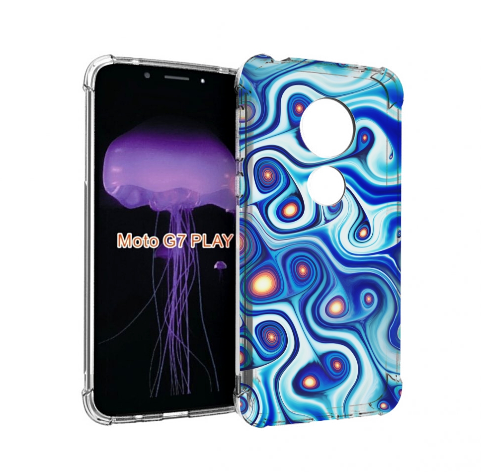 

Чехол MyPads абстрактная-текстура для Motorola Moto G7 Play, Прозрачный, Tocco
