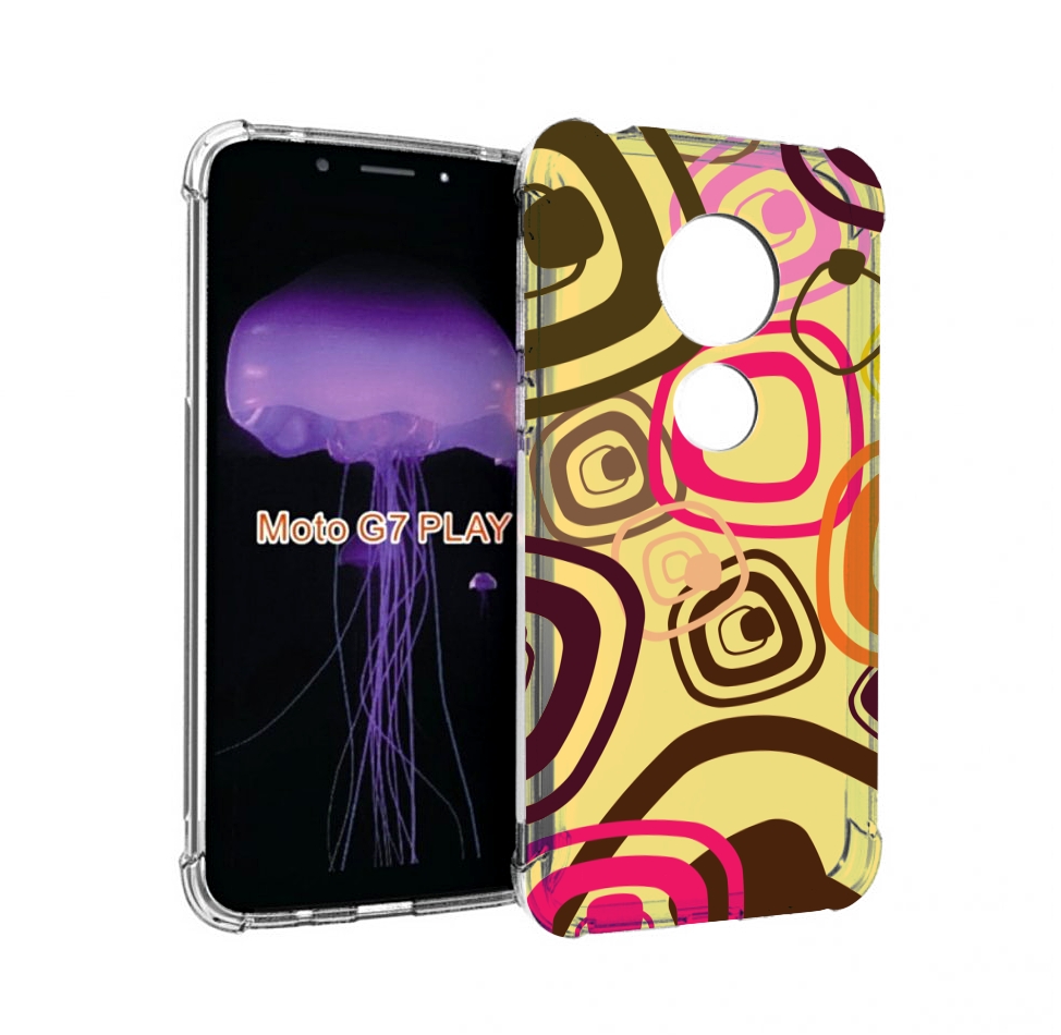

Чехол MyPads абстракция-на-желтом-фоне для Motorola Moto G7 Play, Прозрачный, Tocco
