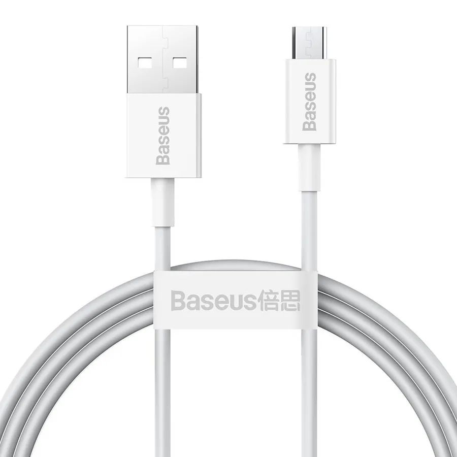 Аксессуар Baseus Superior Series USB - Micro USB 2A 2.0m White CAMYS-A02