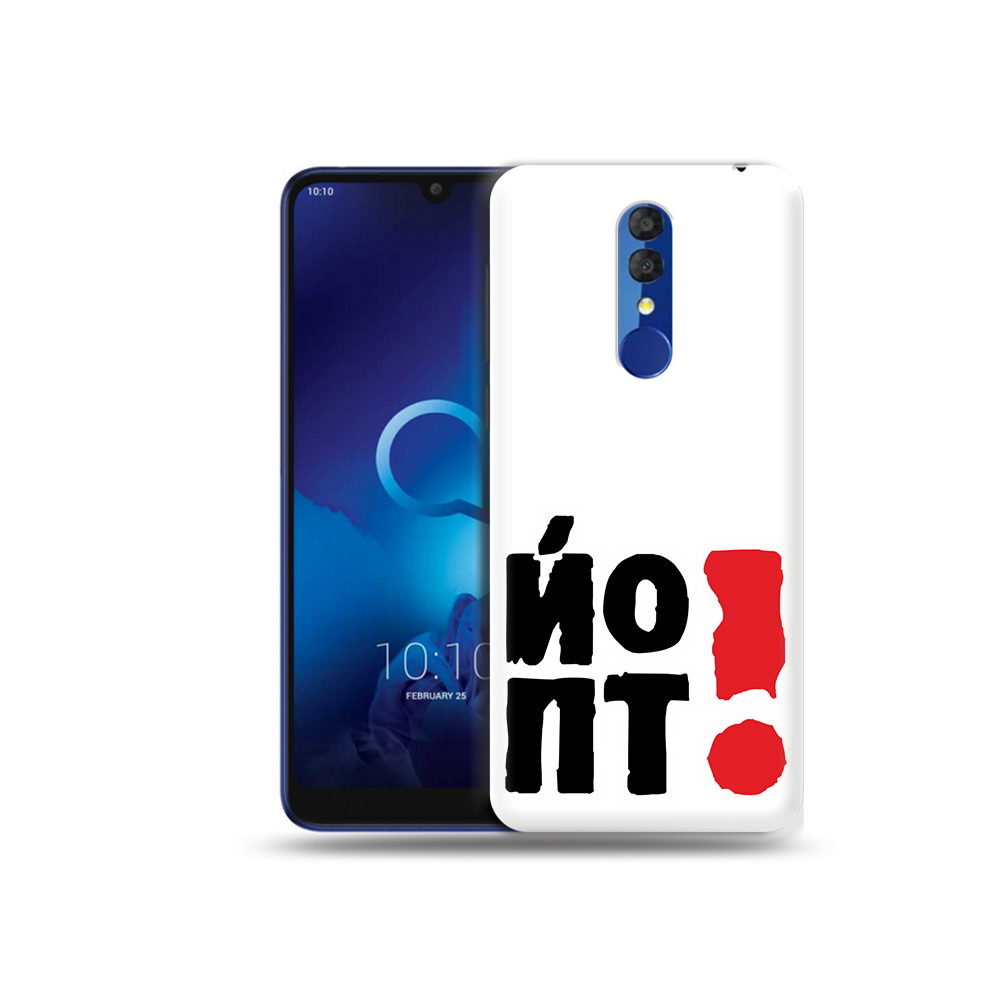 

Чехол MyPads Tocco для Alcatel 3L 5039D (2019) надписть абстракция (PT227139.667.494), Прозрачный, Tocco