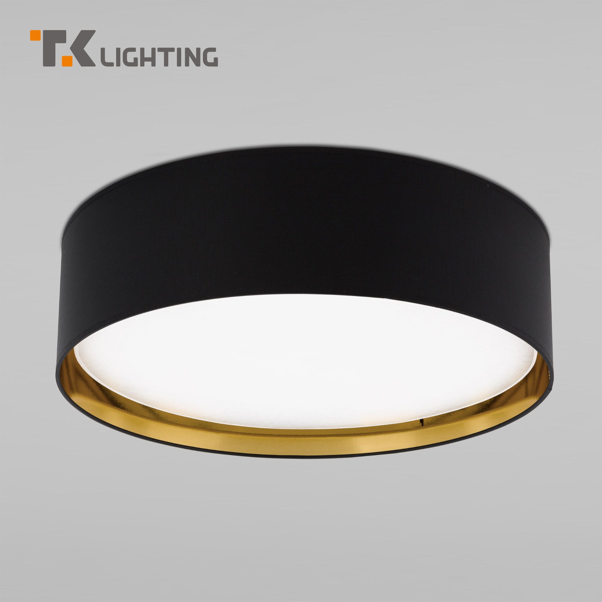 

Потолочная люстра TK Lighting 3432 Bilbao Black Gold Е27 золото/черный