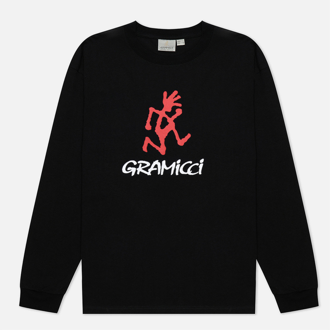 

Мужской лонгслив Gramicci Logo чёрный, Размер XS, Черный, Logo-1