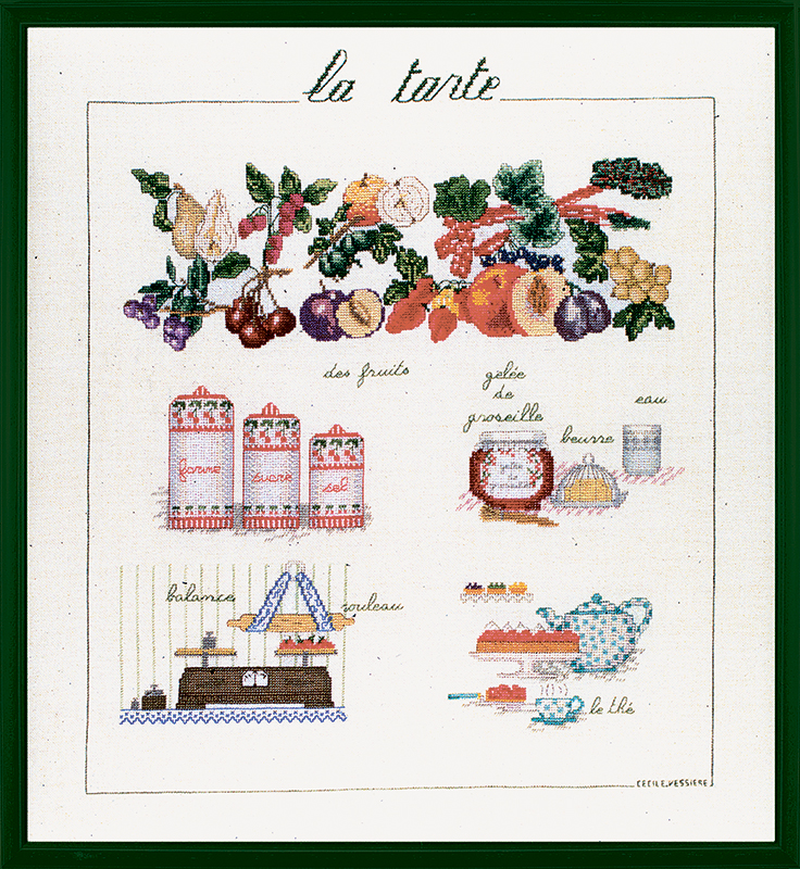 

Набор для вышивания LE BONHEUR DES DAMES LA TARTE (Пирог) арт.1183, _Наборы для вышивки