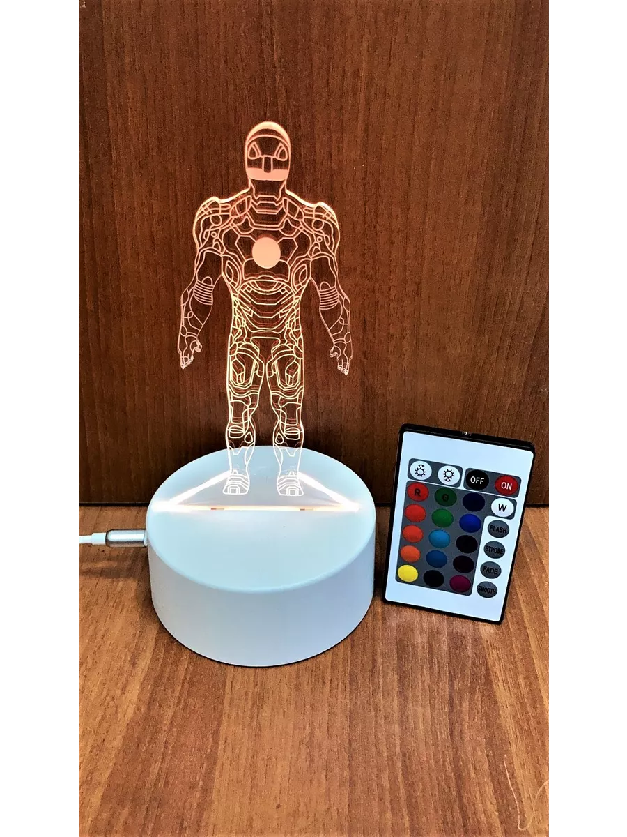 

3D Светильник с пультом 1150, 05-ва56