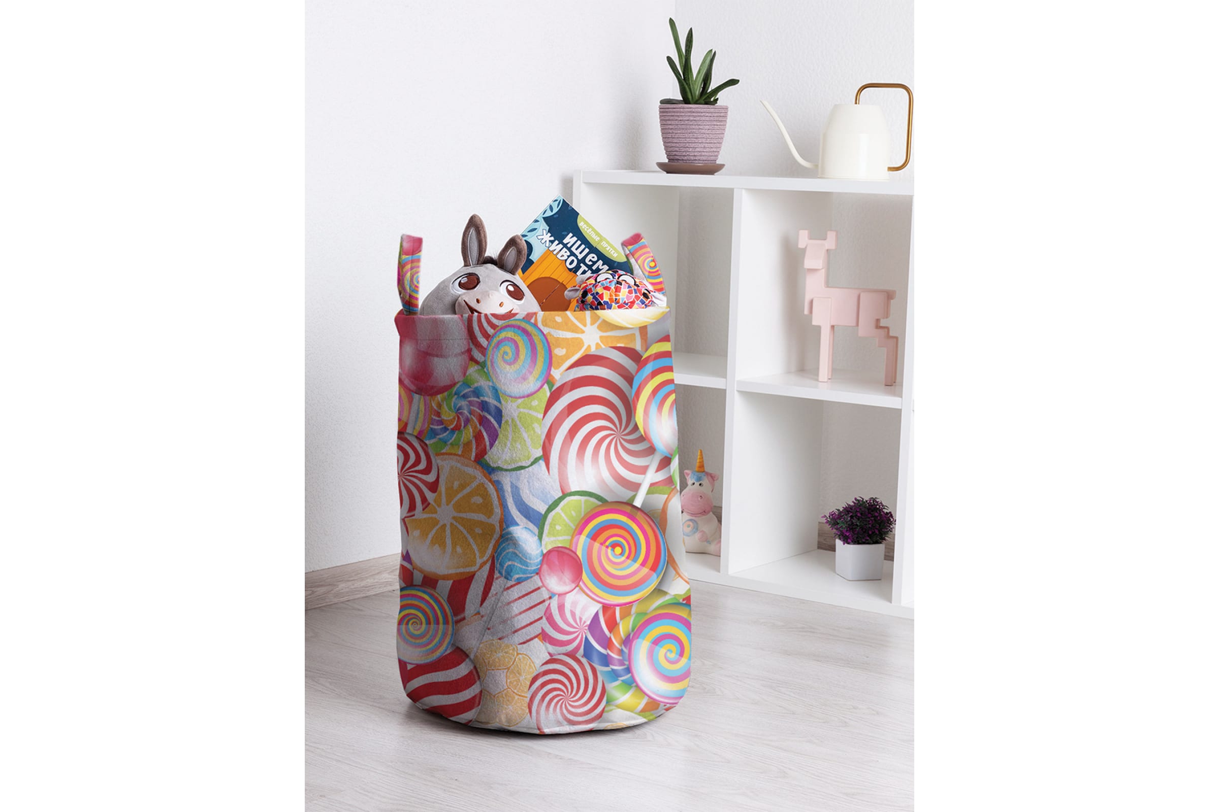 

Корзина для игрушек JoyArty 35x50 см toba_20933_M, Красный