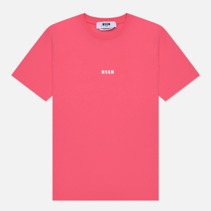 

Женская футболка MSGM Classic Micrologo Seasonal розовый, Размер S, Classic Micrologo Seasonal