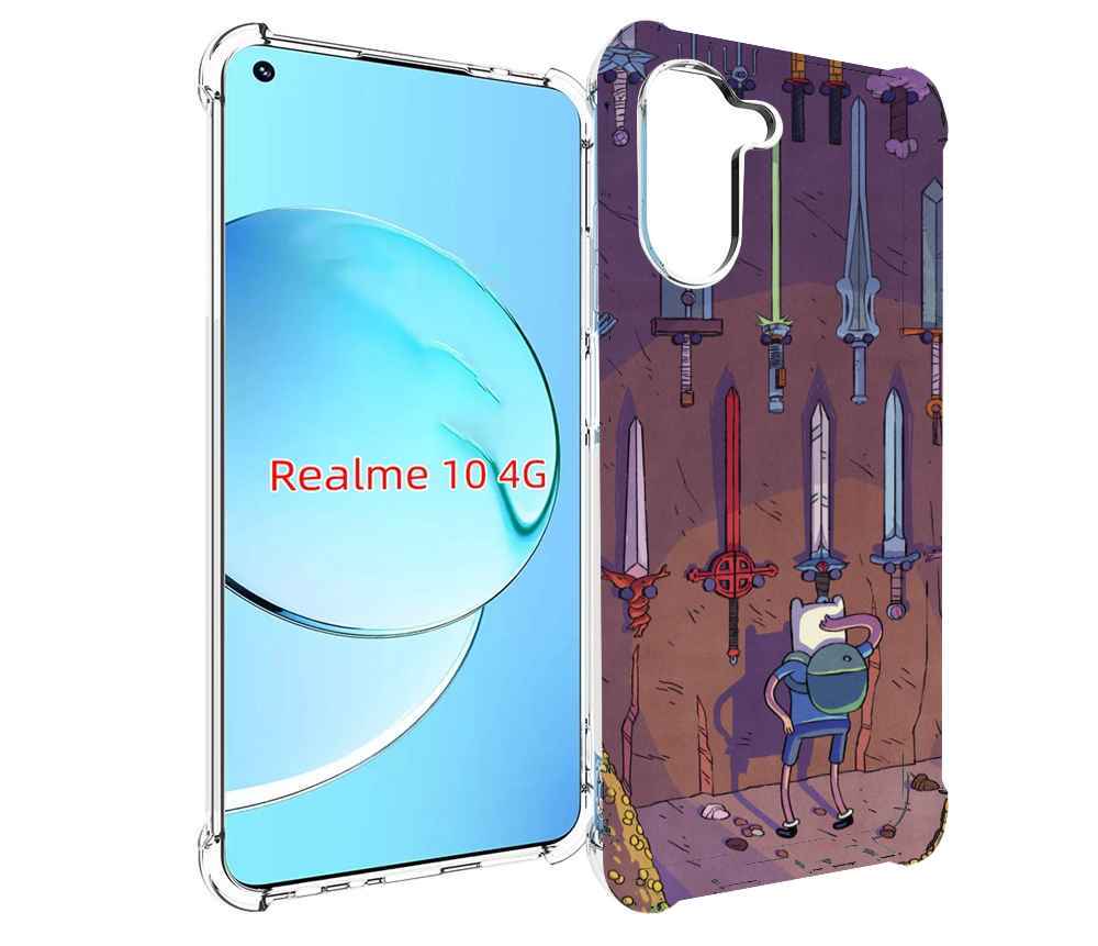 

Чехол MyPads фин ищет меч для Realme 10, Прозрачный, Tocco