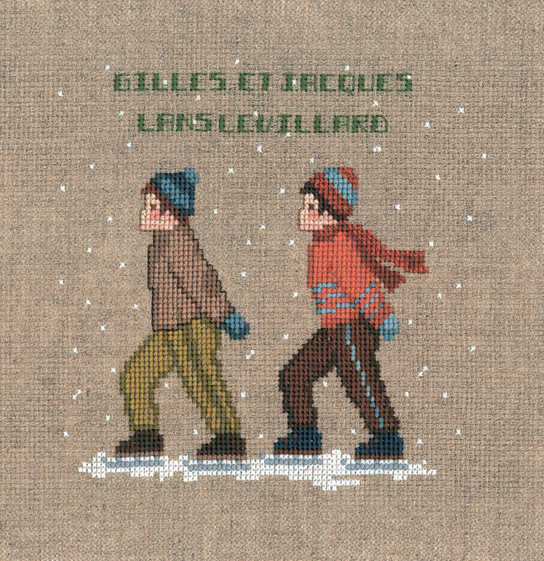 

Набор для вышивания LE BONHEUR DES DAMES DEUX PATINEURS (Два фигуриста) арт.2323, _Наборы для вышивки