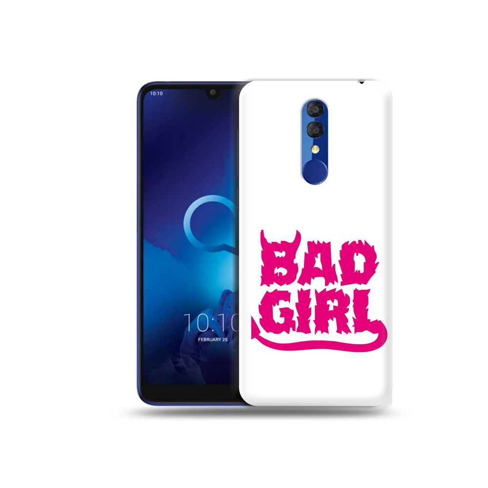 

Чехол MyPads Tocco для Alcatel 3L 5039D (2019) плохая девочка (PT227139.667.545), Прозрачный, Tocco