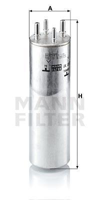 Фильтр топливный MANN-FILTER WK857/1