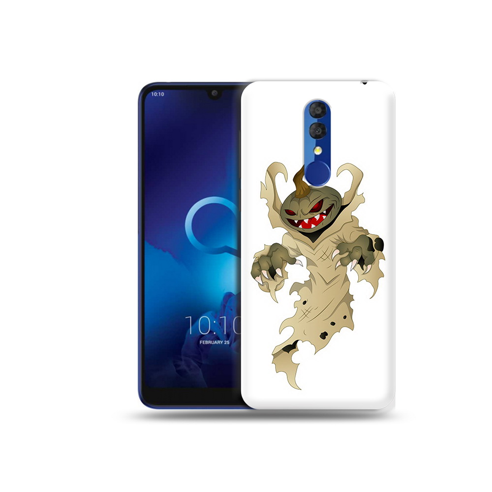 

Чехол MyPads Tocco для Alcatel 3L 5039D (2019) призрак хэллоуина (PT227139.667.555), Прозрачный, Tocco