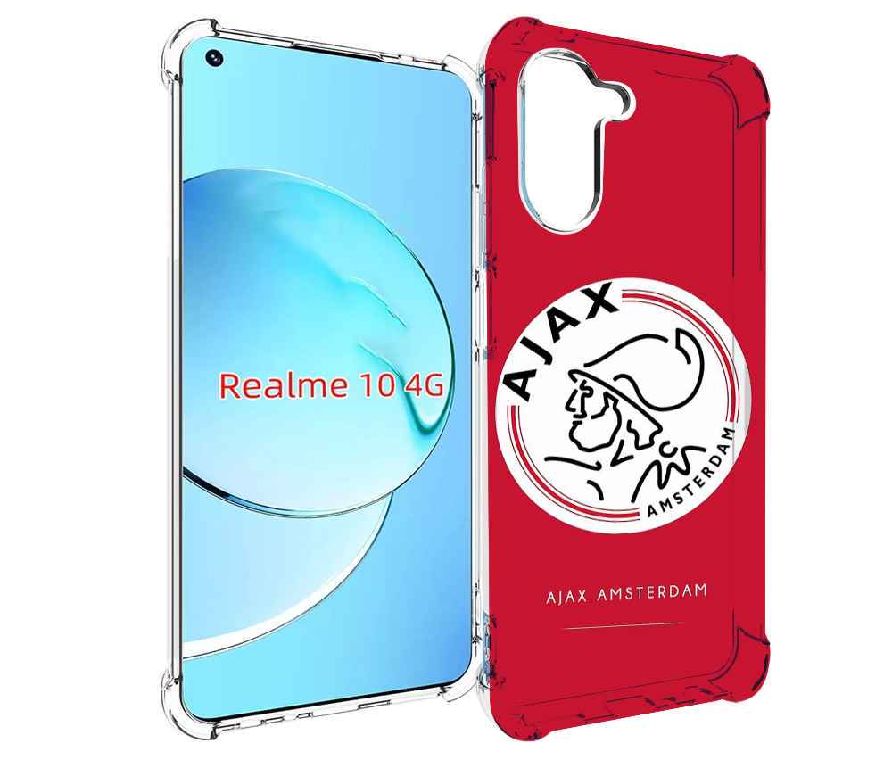 

Чехол MyPads фк аякс амстердам для Realme 10, Прозрачный, Tocco