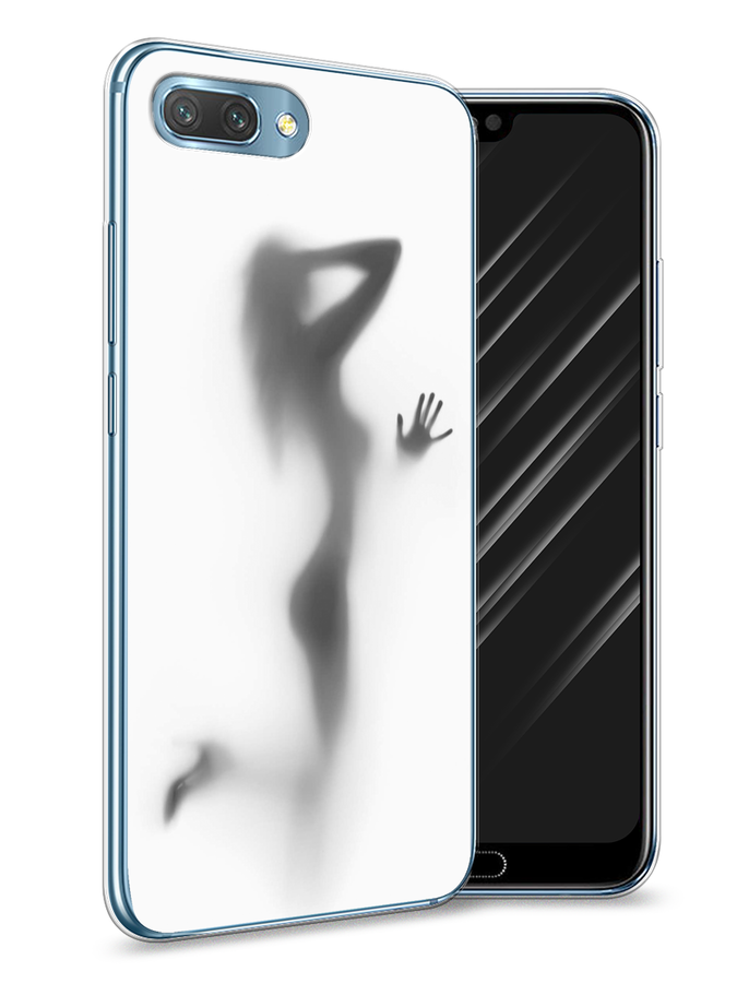 

Чехол Awog на Honor 10 "Стекло в душе", Белый;серый;черный, 65350-7