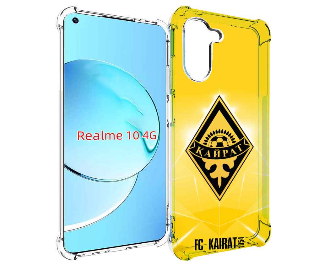 

Чехол MyPads фк каират алматы для Realme 10, Прозрачный, Tocco