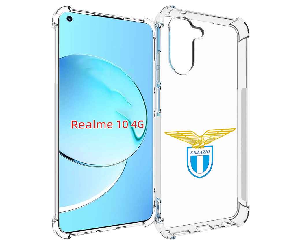 

Чехол MyPads фк лацио для Realme 10, Прозрачный, Tocco