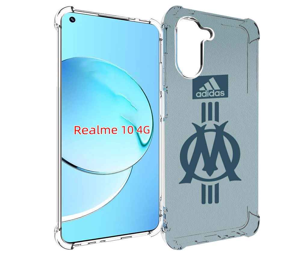 

Чехол MyPads фк марсель для Realme 10, Прозрачный, Tocco