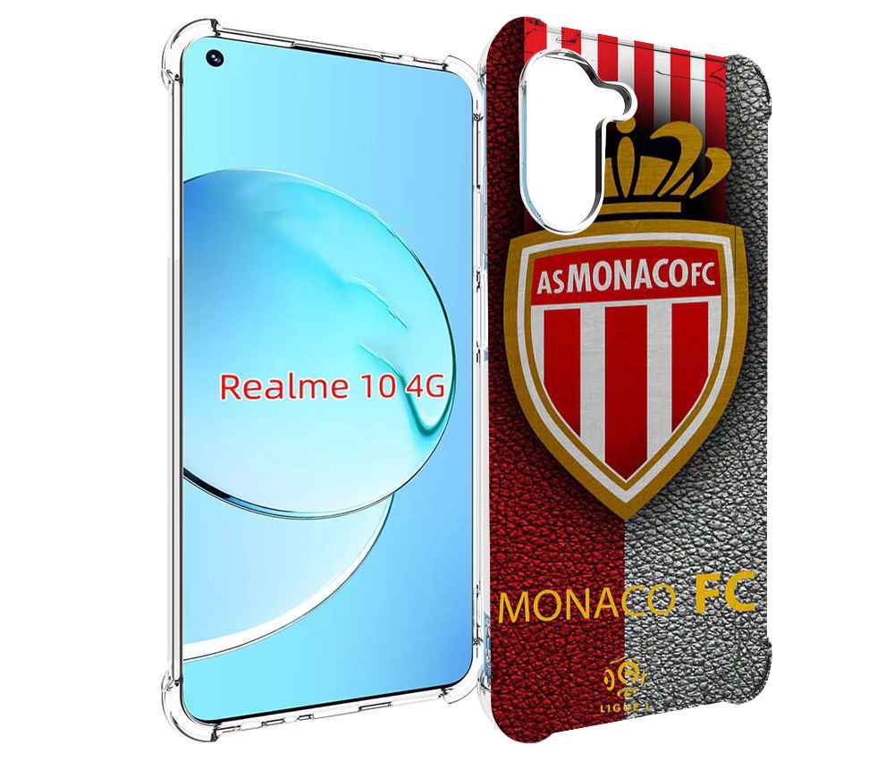 

Чехол MyPads фк монако для Realme 10, Прозрачный, Tocco