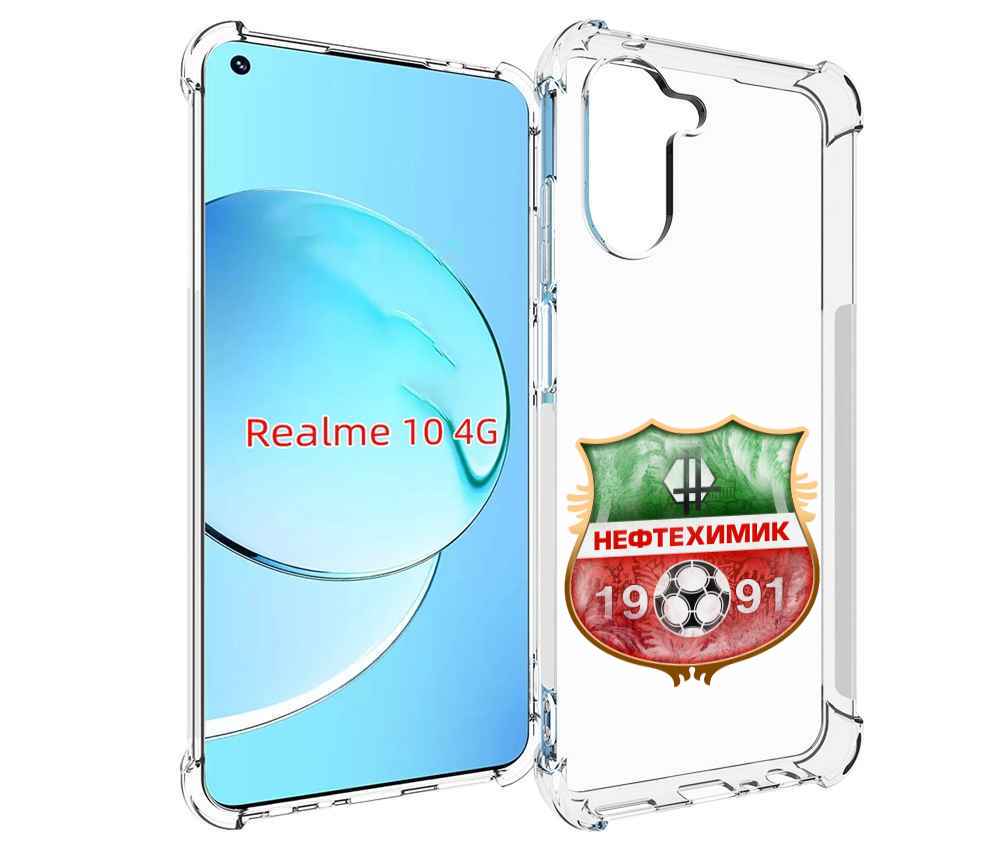 

Чехол MyPads фк нефтехимик нижнекамск для Realme 10, Прозрачный, Tocco