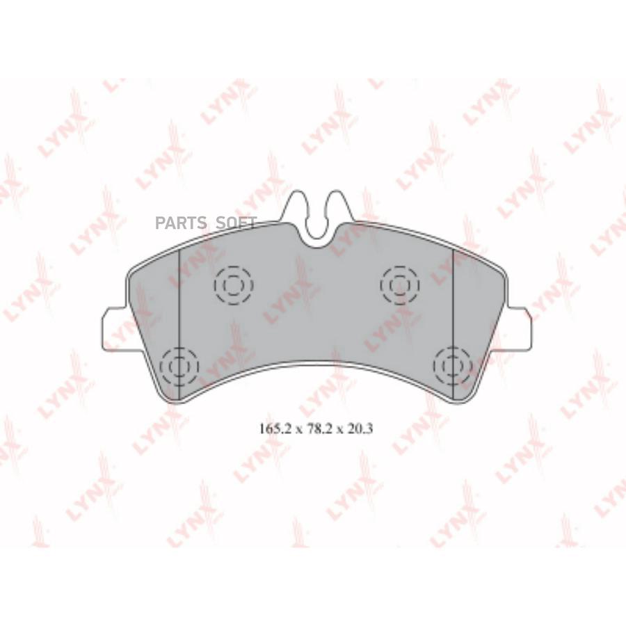 

Тормозные колодки LYNXauto BD-5344