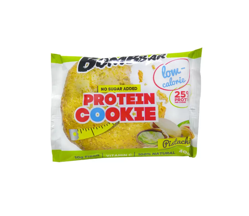 

Печенье BOMBBAR Protein Cookie, низкокалорийное, вкус Фисташка, 3 шт х 40 г