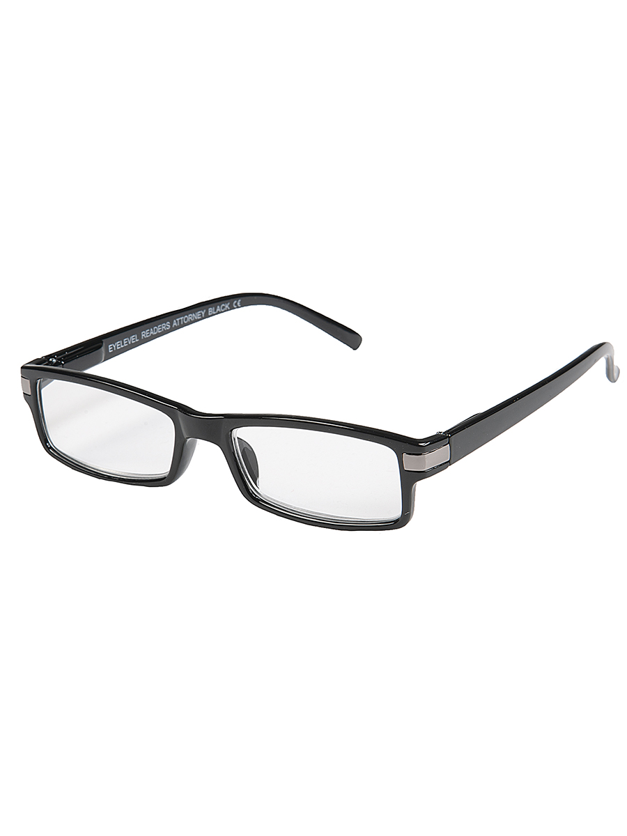 Готовые очки для чтения EYELEVEL Attorney Black Readers +1.25  - купить со скидкой