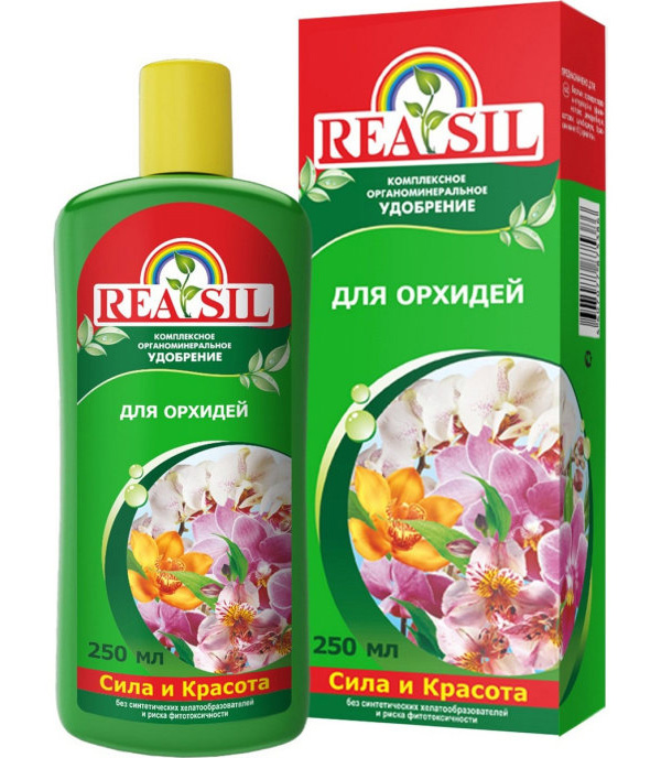 фото Органиминеральное удобрение комплексное reasil для орхидей 250 мл