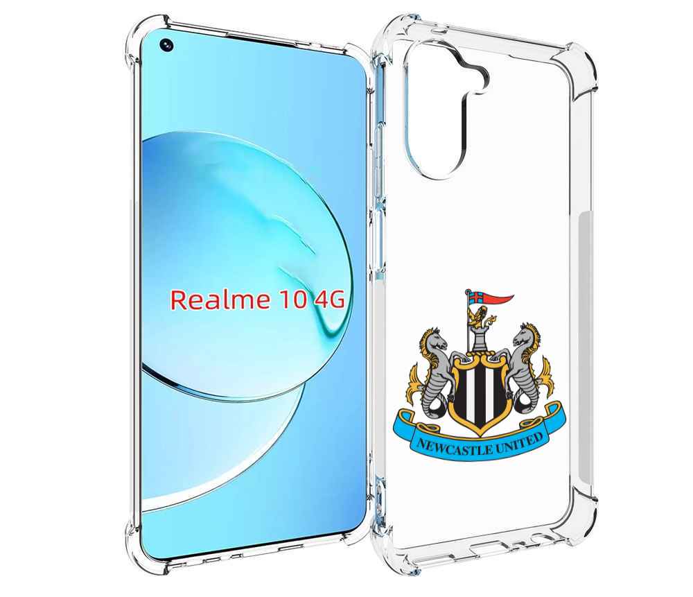 

Чехол MyPads фк ньюкасл для Realme 10, Прозрачный, Tocco