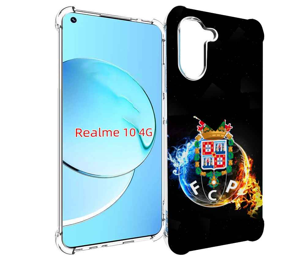 

Чехол MyPads фк порту для Realme 10, Прозрачный, Tocco