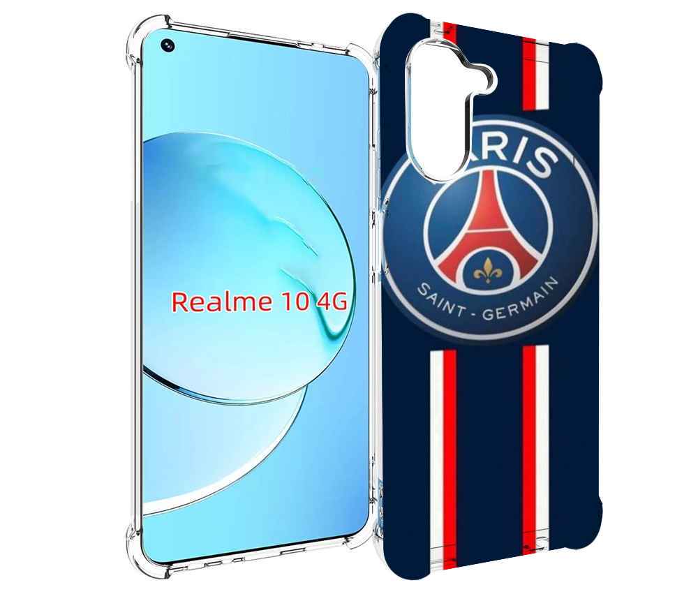 

Чехол MyPads фк псж для Realme 10, Прозрачный, Tocco