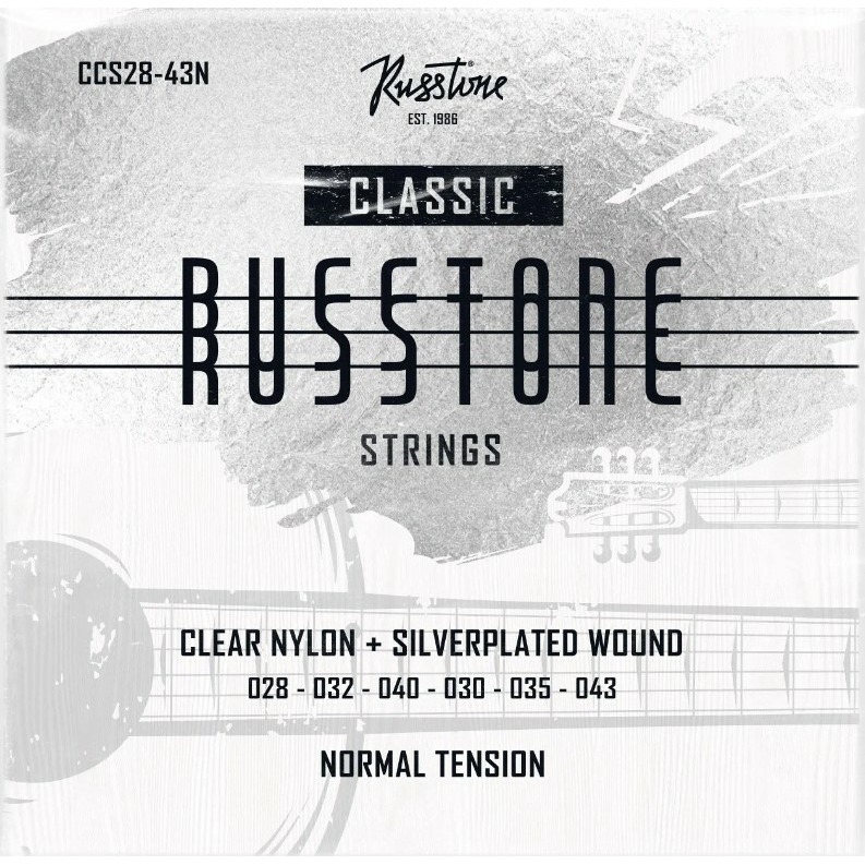 Струны для классической гитары Russtone CCS28-43N 925₽