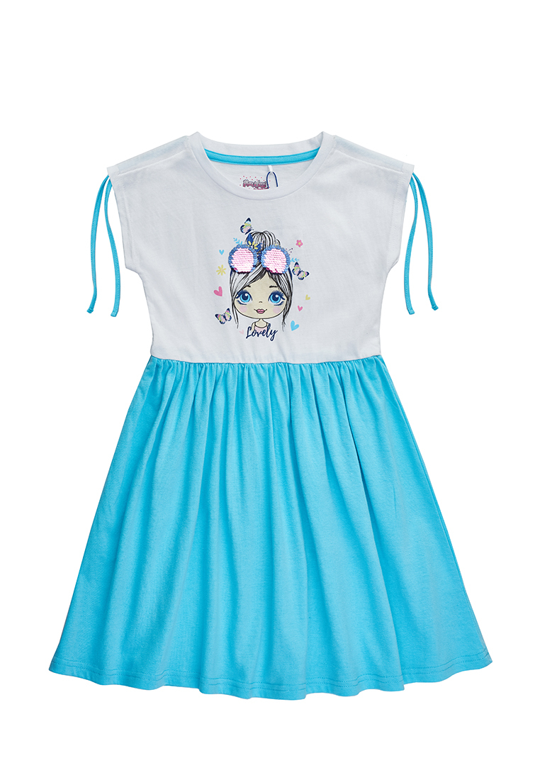 

Платье детское Max&Jessi SS23C93601015, бирюзовый, 104, SS23C93601015