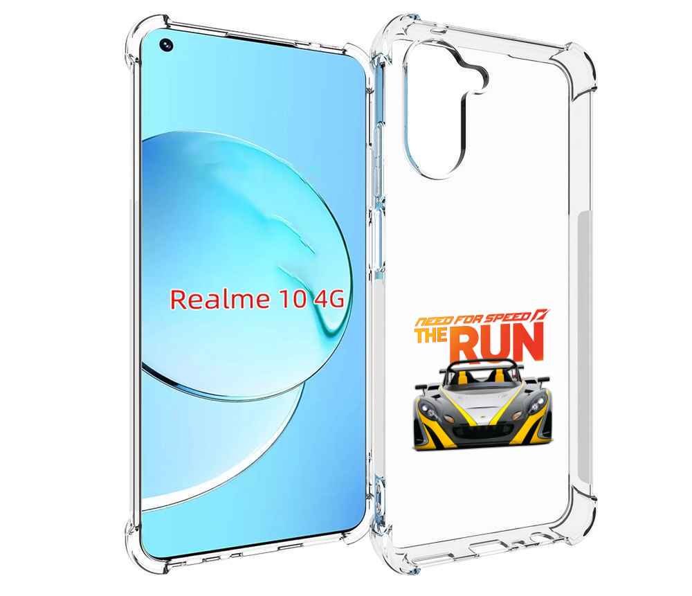 

Чехол MyPads гонка для Realme 10, Прозрачный, Tocco