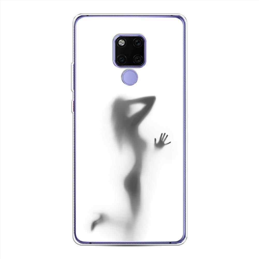 

Чехол Awog на Huawei Mate 20X "Стекло в душе", Белый;серый;черный, 66950-7
