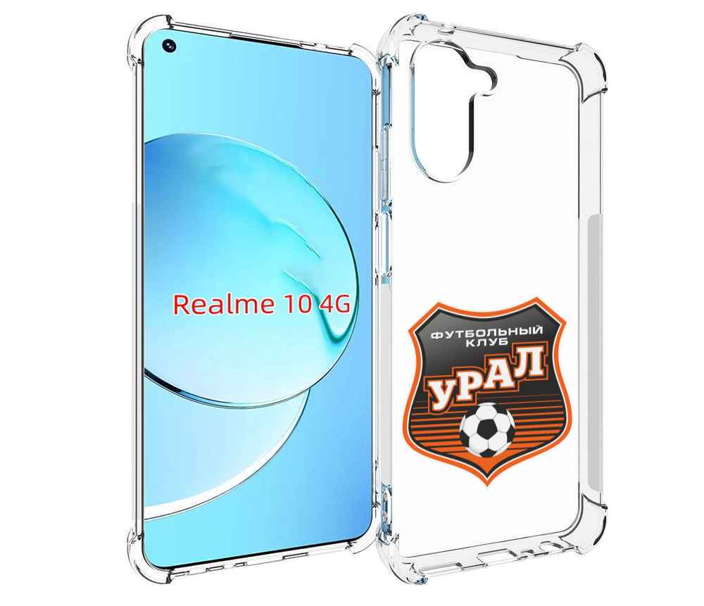 

Чехол MyPads фк урал мужской для Realme 10, Прозрачный, Tocco