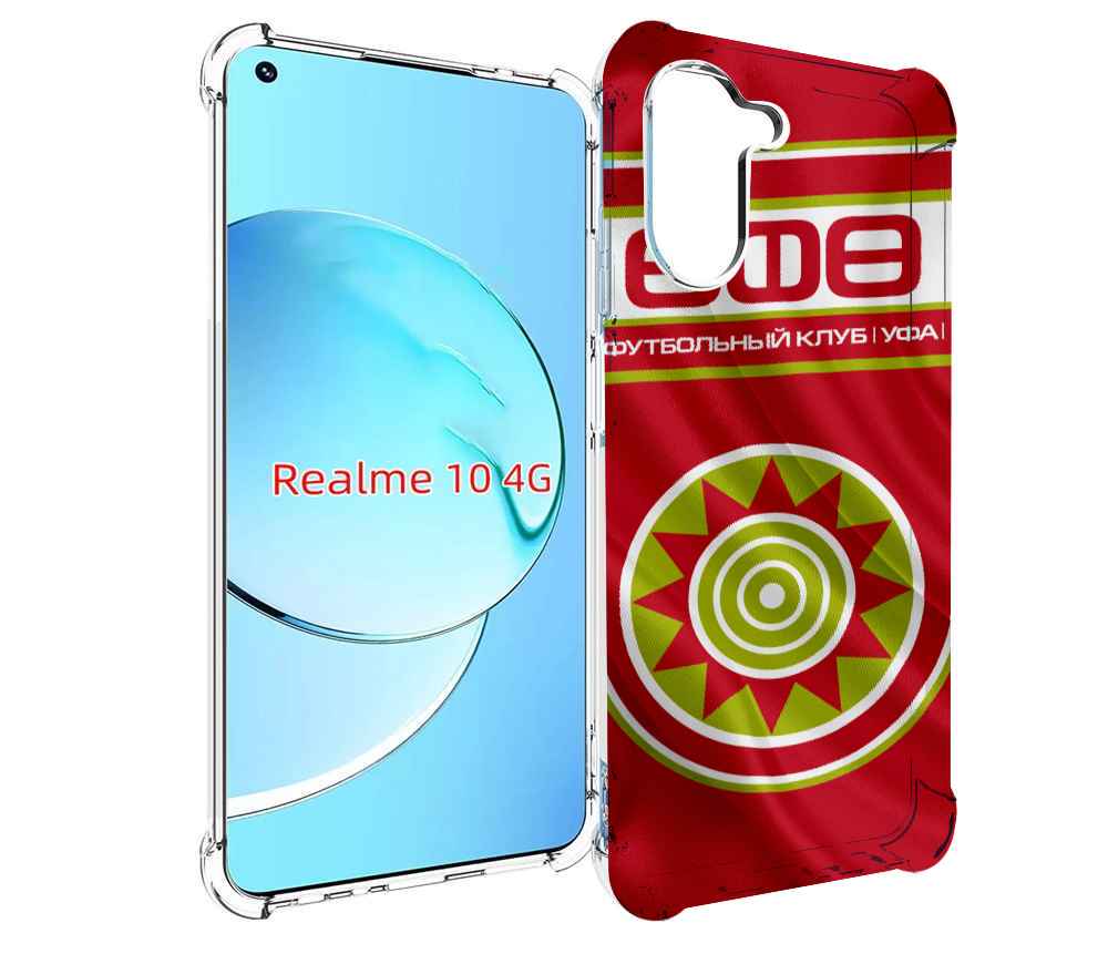 

Чехол MyPads фк уфа для Realme 10, Прозрачный, Tocco