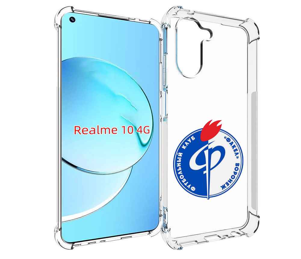 

Чехол MyPads фк факел воронеж мужской для Realme 10, Прозрачный, Tocco