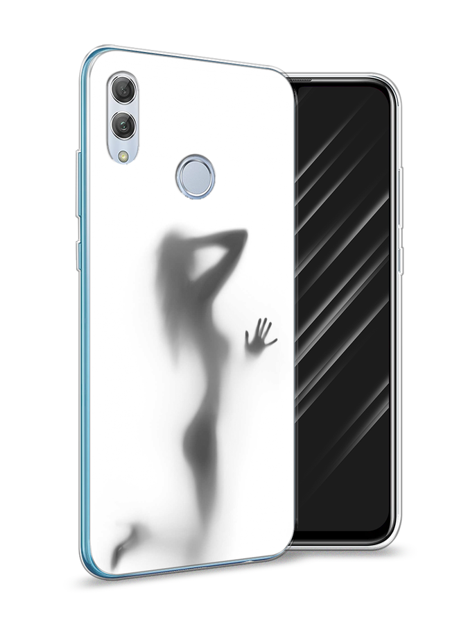 

Чехол Awog на Huawei P Smart 2019 "Стекло в душе", Белый;серый;черный, 67250-7