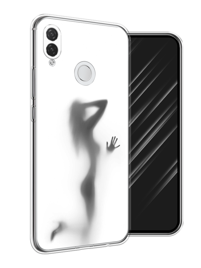 

Чехол Awog на Huawei P Smart Plus "Стекло в душе", Белый;серый;черный, 68250-7